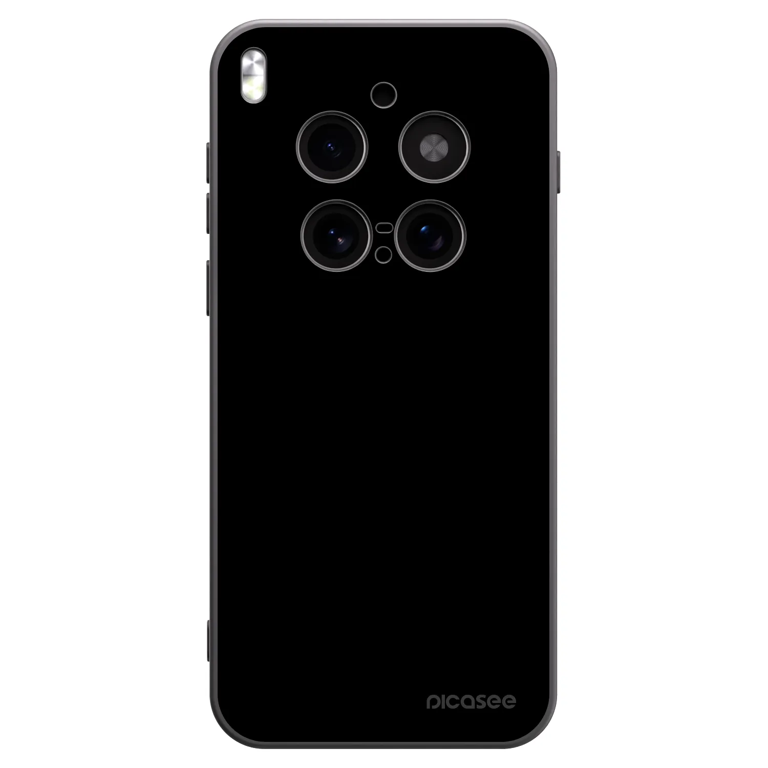 Picasee Μαύρη θήκη σιλικόνης για Vivo X300 Pro - Black Bliss
