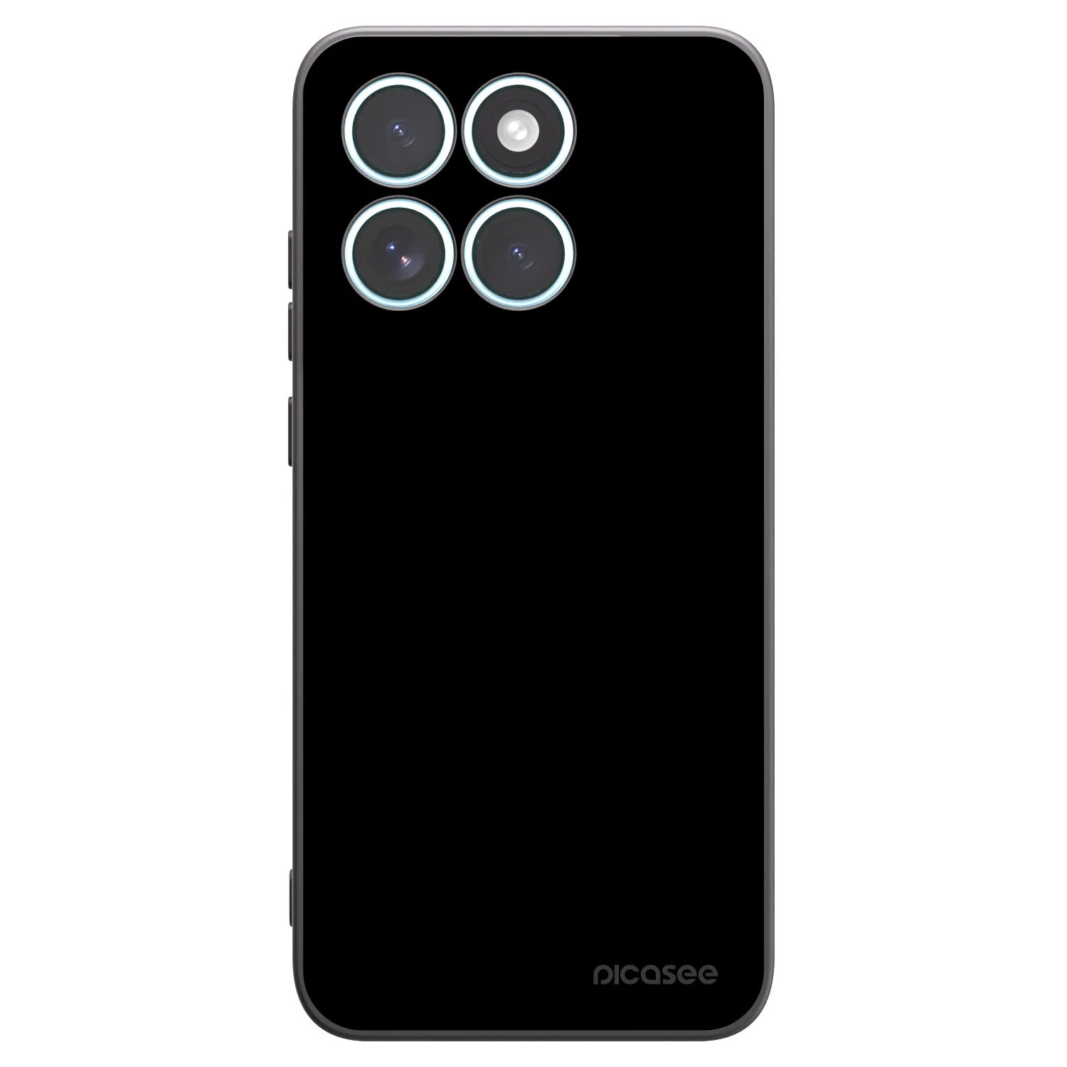 Picasee Μαύρη θήκη σιλικόνης για Motorola Edge 70 Fusion - Black Bliss