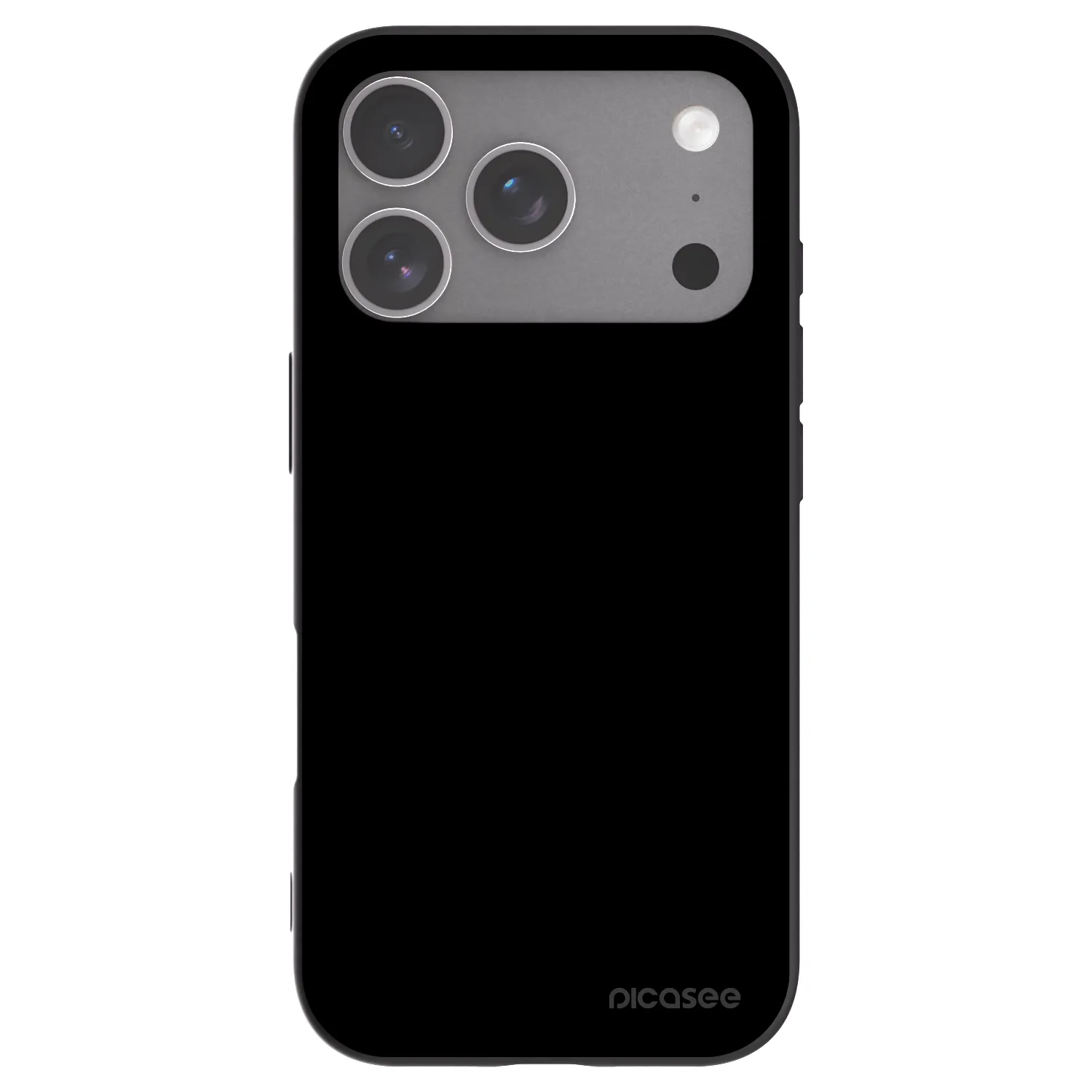 Picasee Μαύρη θήκη σιλικόνης για Apple iPhone 18 Pro - Black Bliss