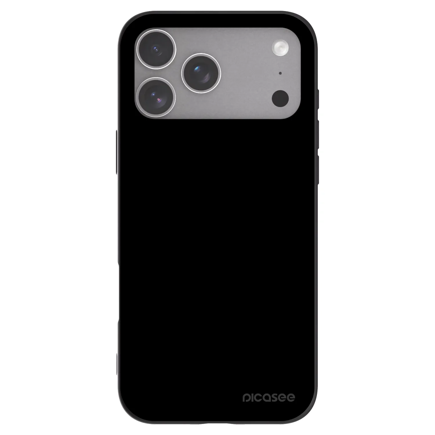 Picasee Μαύρη θήκη σιλικόνης για Apple iPhone 18 Pro Max - Black Bliss
