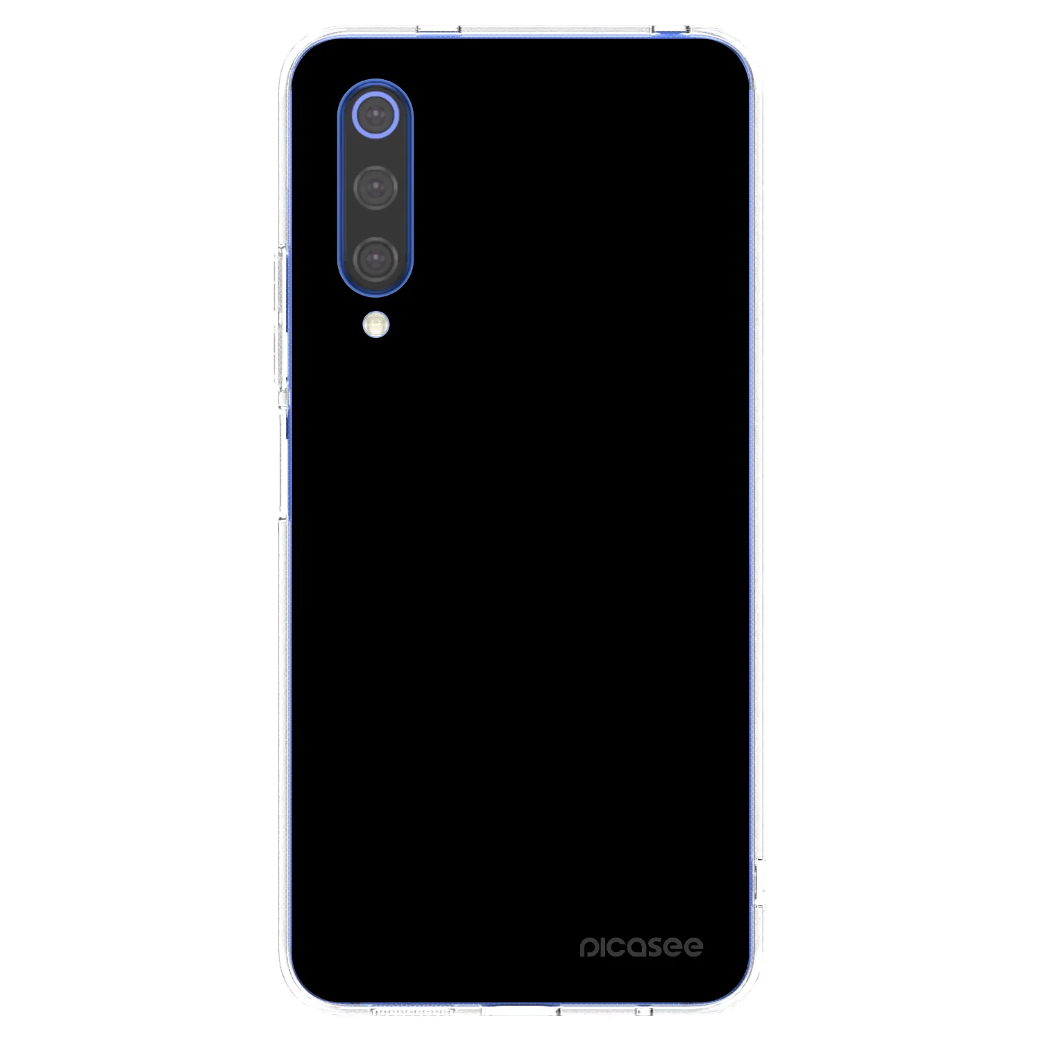 Picasee διαφανής θήκη σιλικόνης Xiaomi Mi 9 SE - Black Bliss