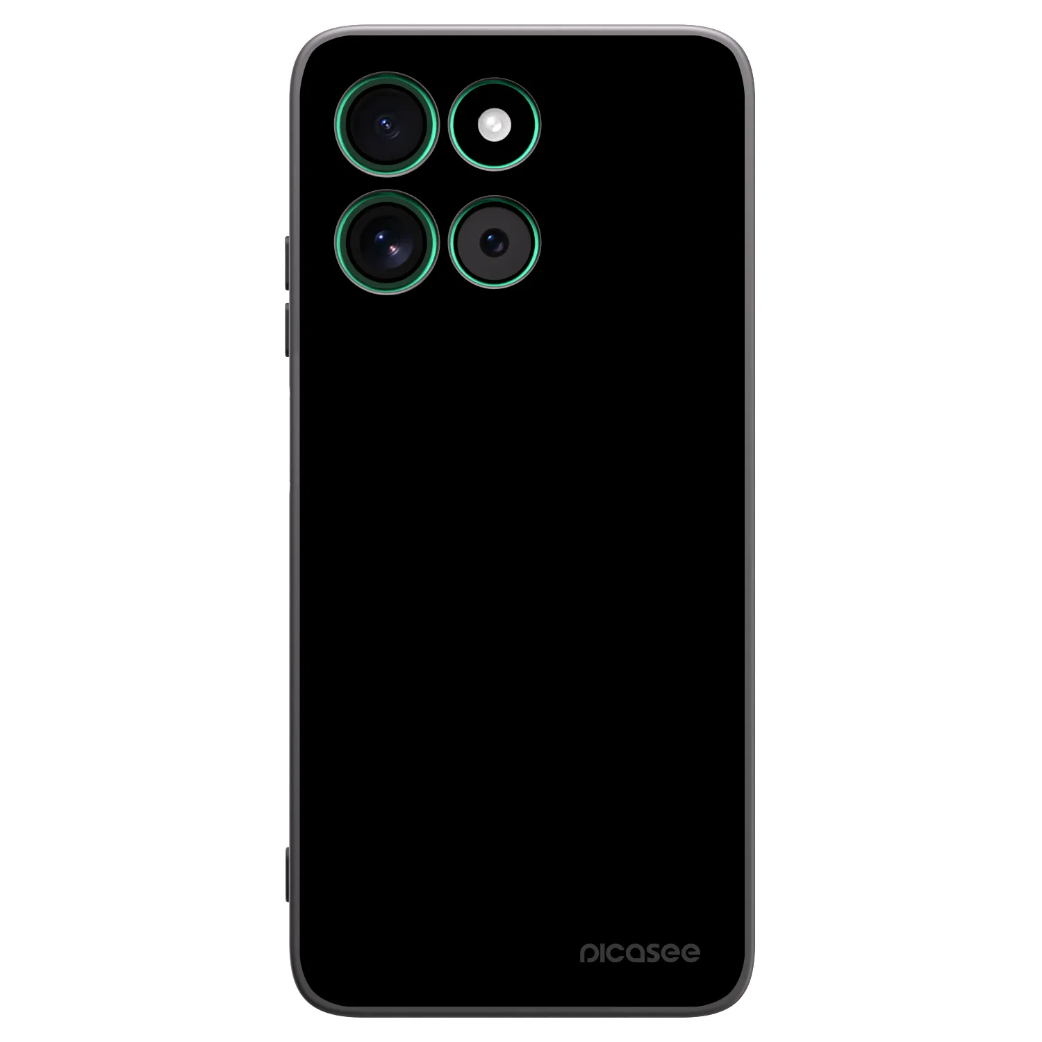 Picasee Μαύρη θήκη σιλικόνης για Motorola Moto G57 Power - Black Bliss