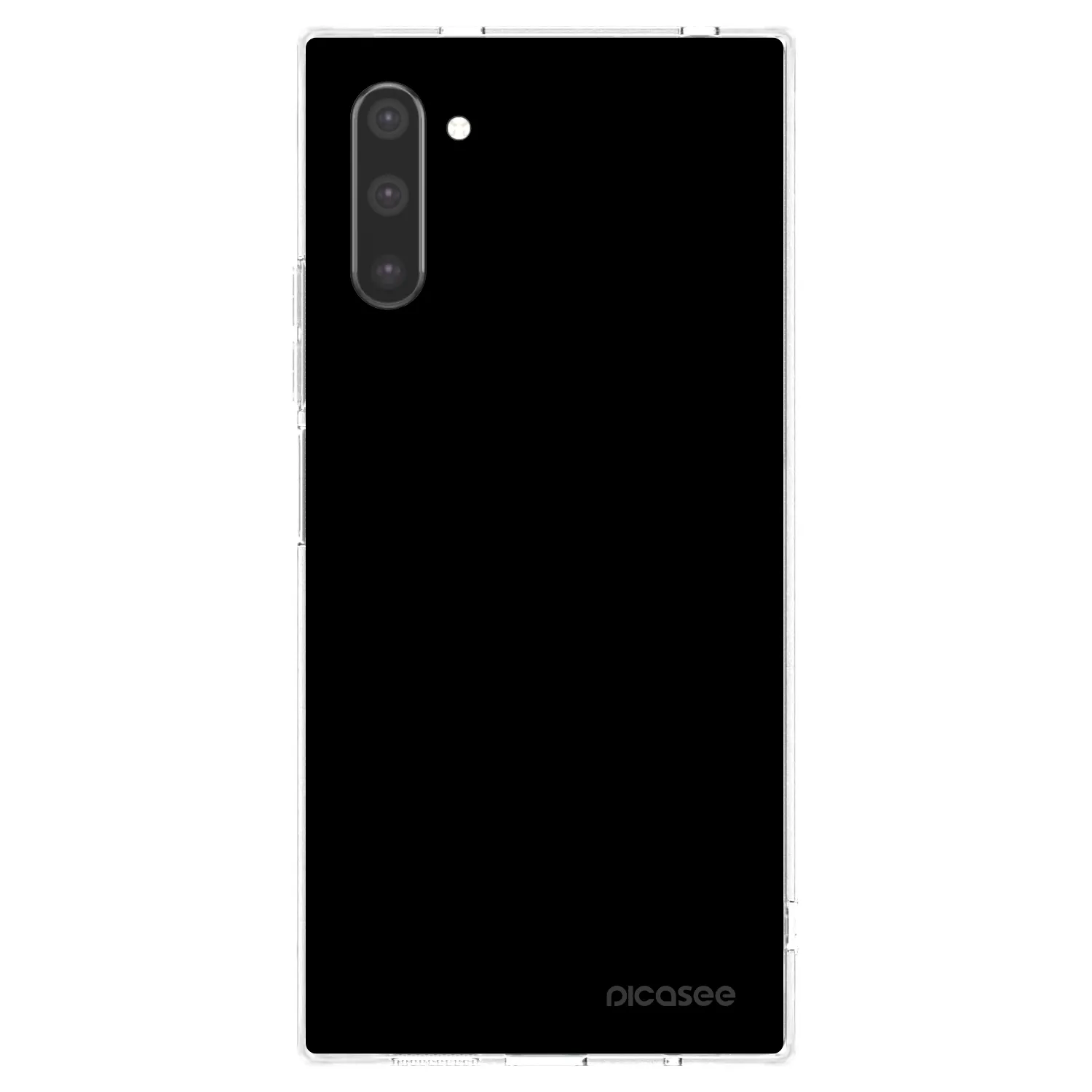 Picasee διαφανής θήκη σιλικόνης Samsung Galaxy Note 10 N970F - Black Bliss
