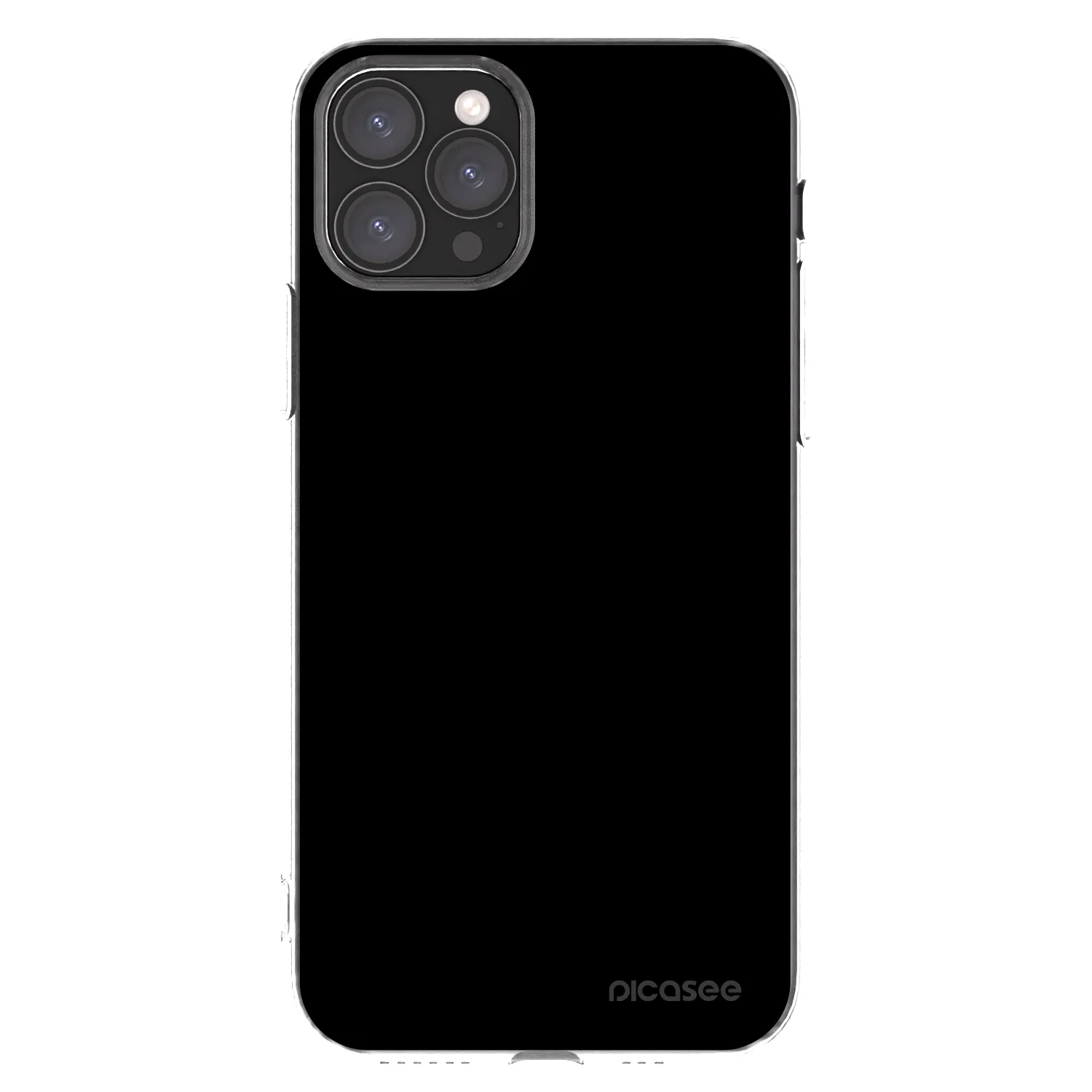 Picasee διαφανής θήκη σιλικόνης Apple iPhone 11 Pro - Black Bliss