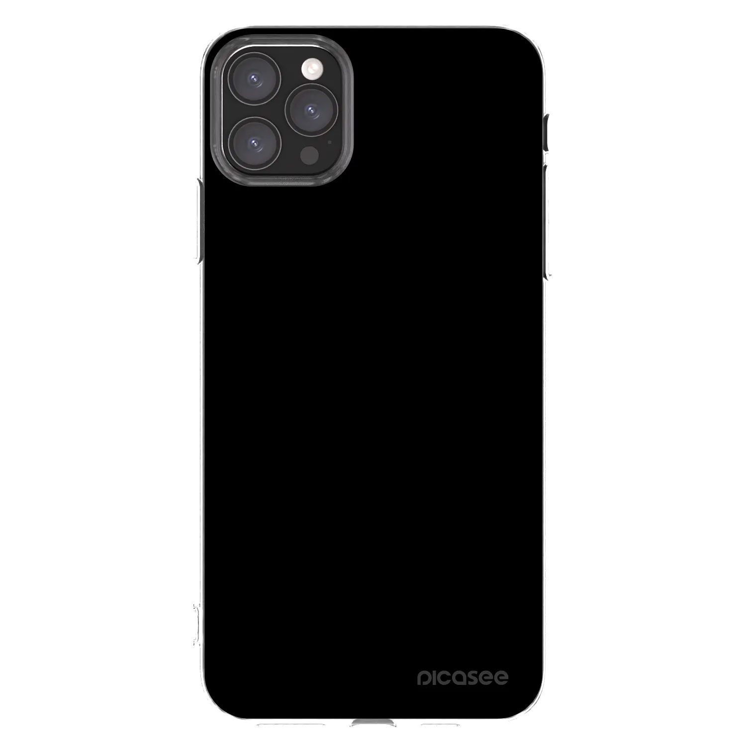 Picasee διαφανής θήκη σιλικόνης Apple iPhone 11 Pro Max - Black Bliss