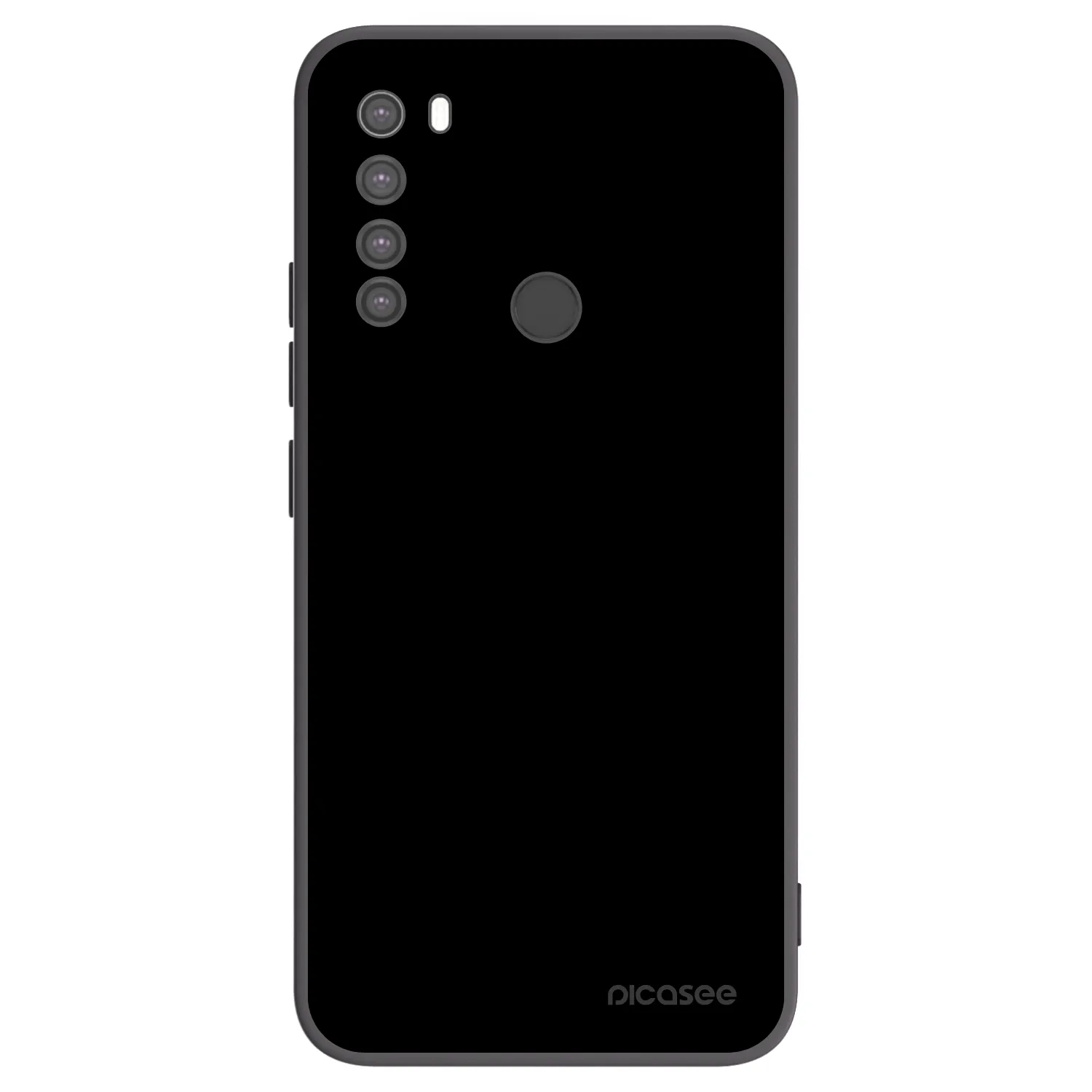 Picasee Μαύρη θήκη σιλικόνης για Xiaomi Redmi Note 8 - Black Bliss