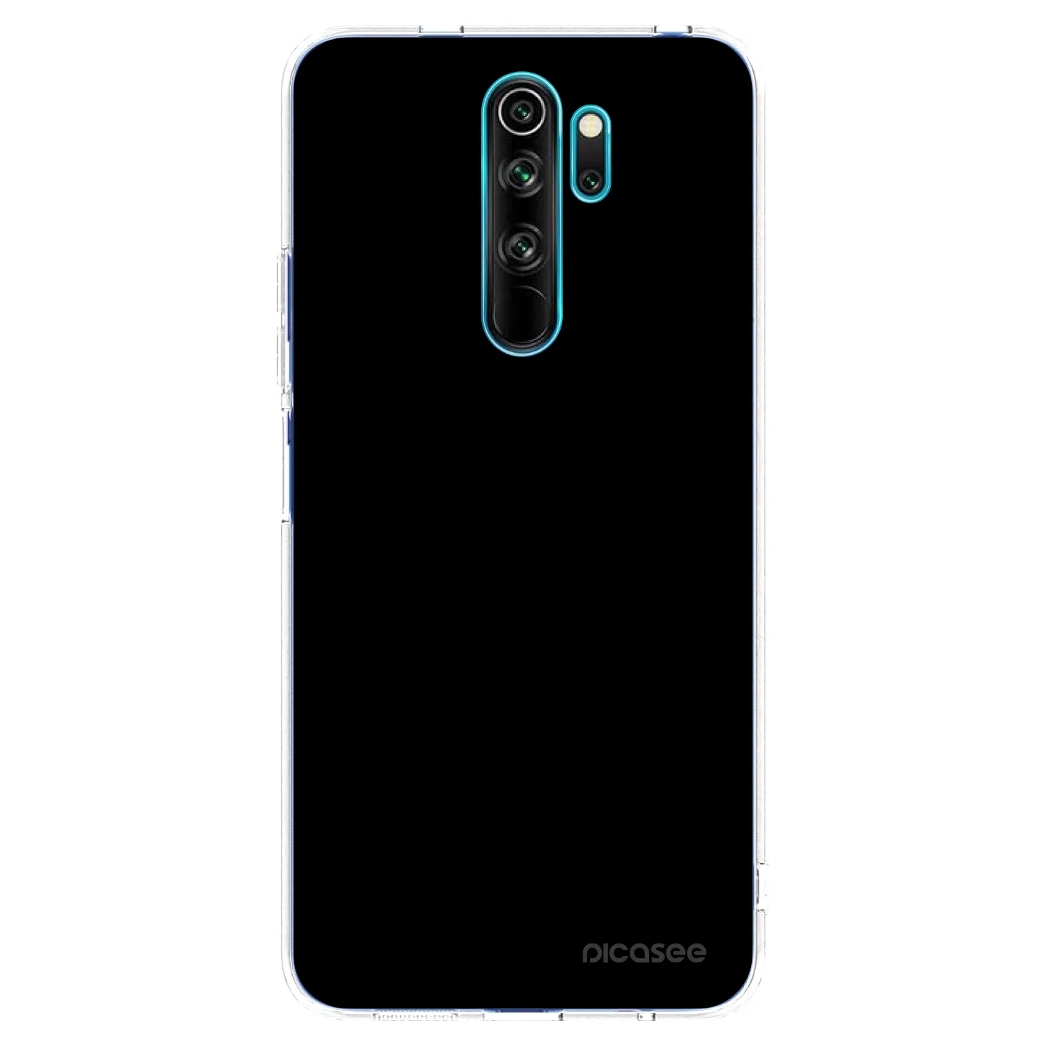 Picasee διαφανής θήκη σιλικόνης Xiaomi Redmi Note 8 Pro - Black Bliss