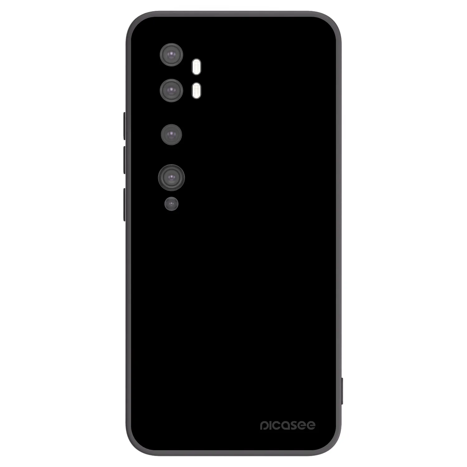 Picasee Μαύρη θήκη σιλικόνης για Xiaomi Mi Note 10 (Pro) - Black Bliss