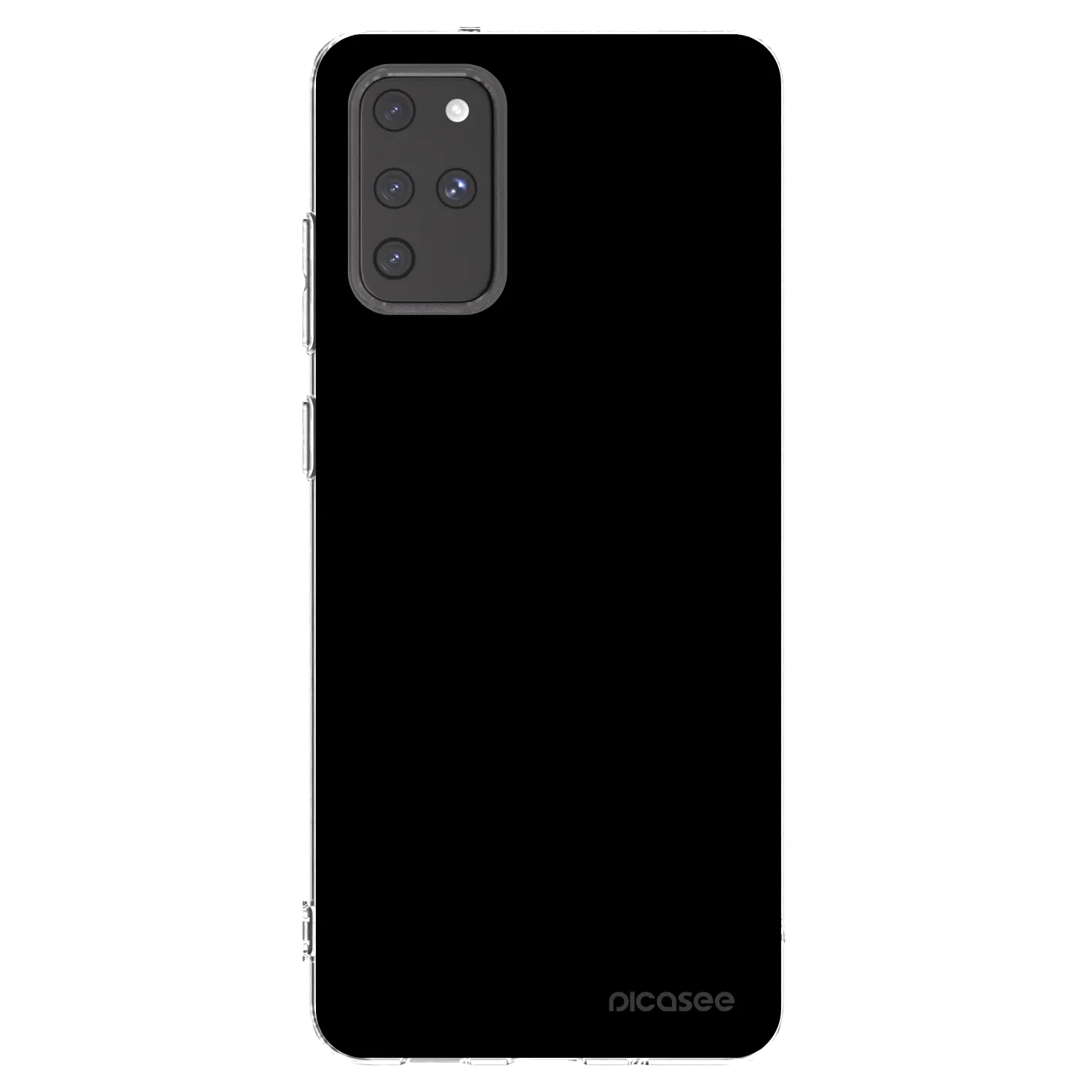 Picasee διαφανής θήκη σιλικόνης Samsung Galaxy S20+ G985F - Black Bliss