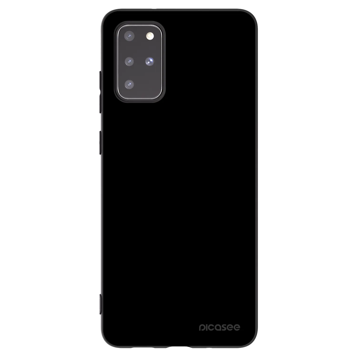 Picasee Μαύρη θήκη σιλικόνης για Samsung Galaxy S20+ G985F - Black Bliss