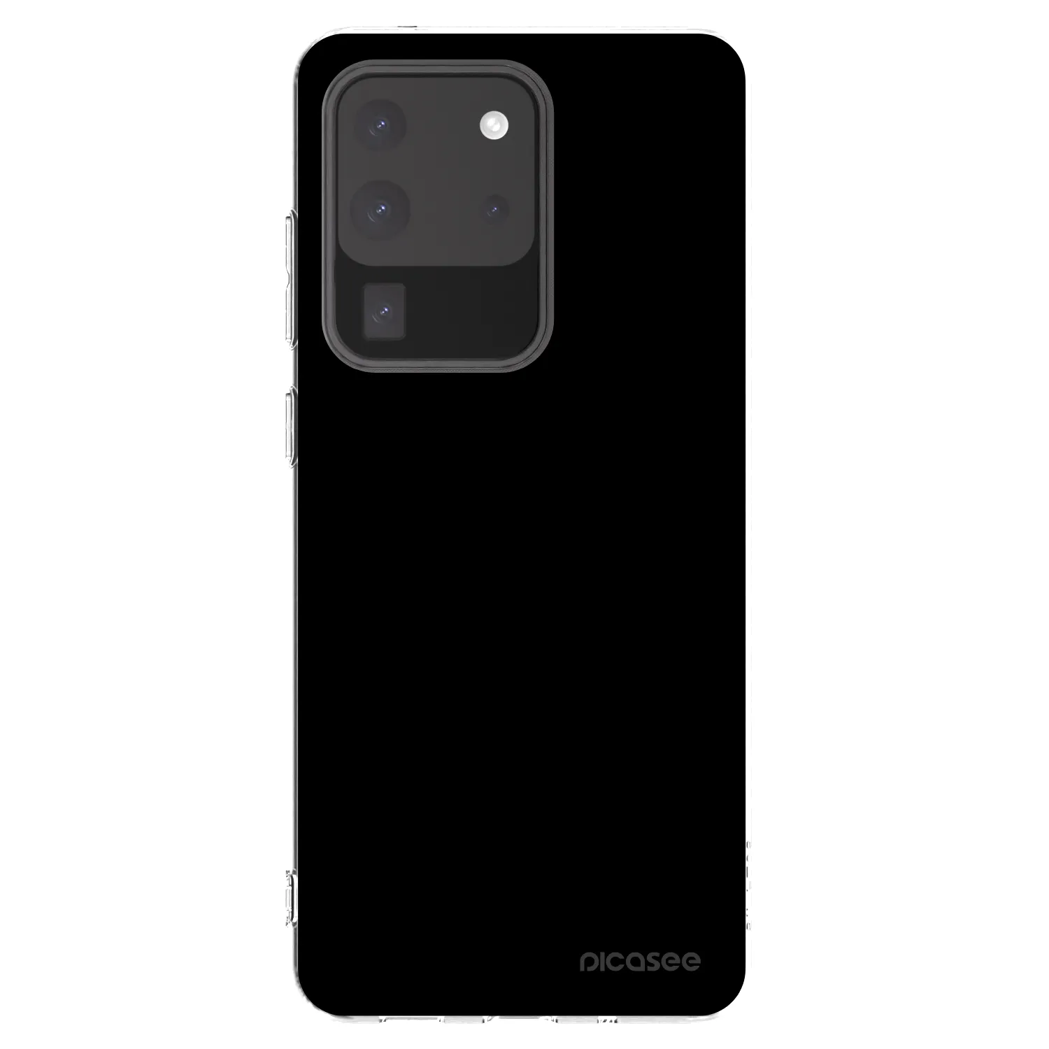 Picasee διαφανής θήκη σιλικόνης Samsung Galaxy S20 Ultra 5G G988F - Black Bliss