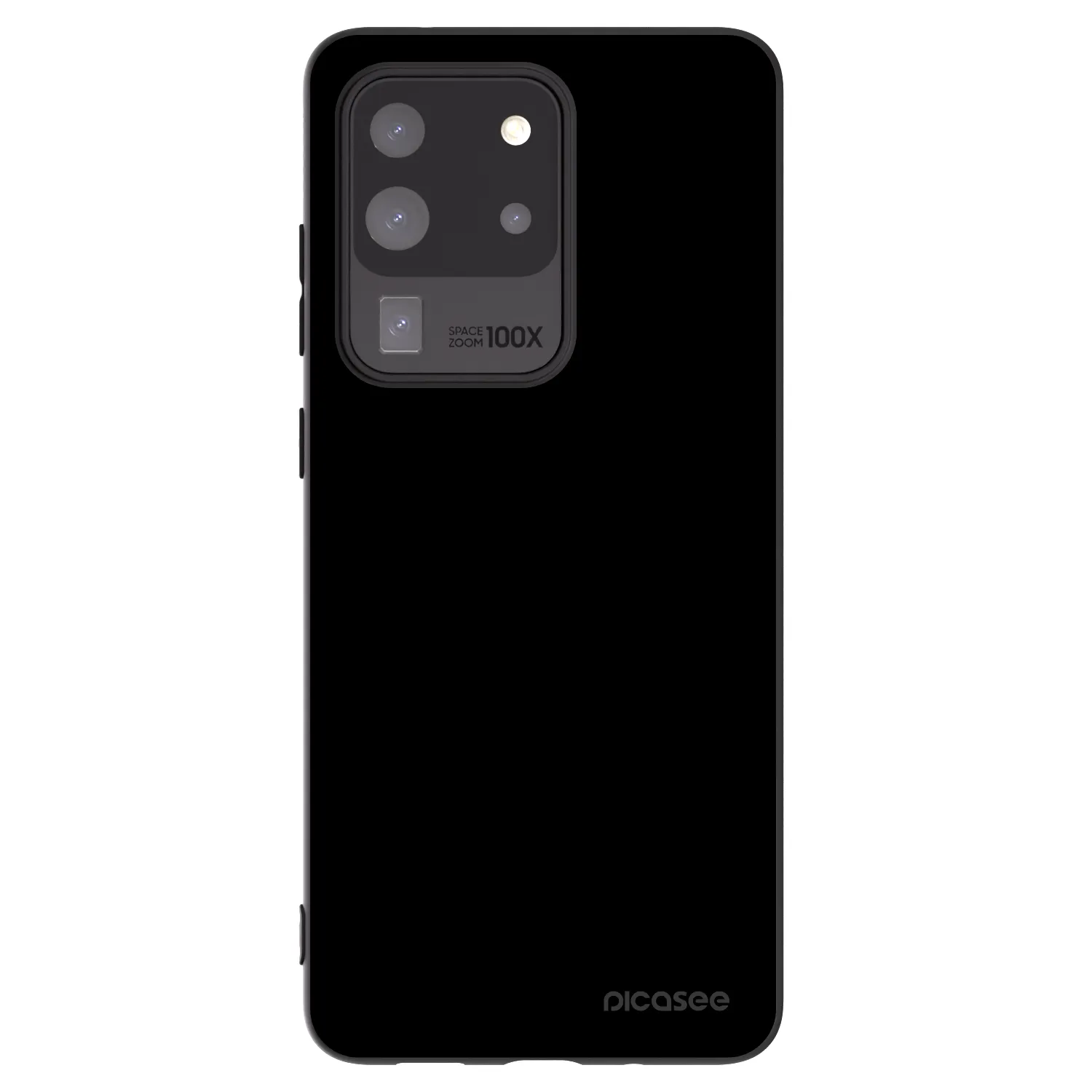 Picasee Μαύρη θήκη σιλικόνης για Samsung Galaxy S20 Ultra 5G G988F - Black Bliss