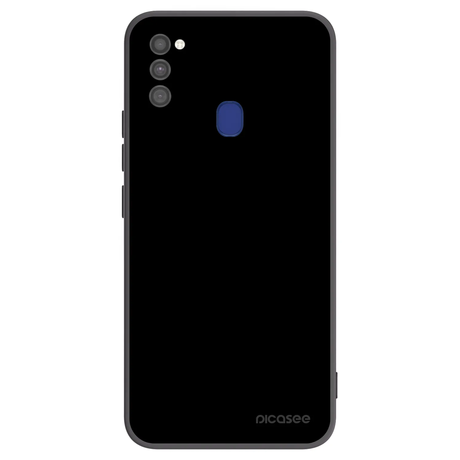 Picasee Μαύρη θήκη σιλικόνης για Samsung Galaxy M21 M215F - Black Bliss