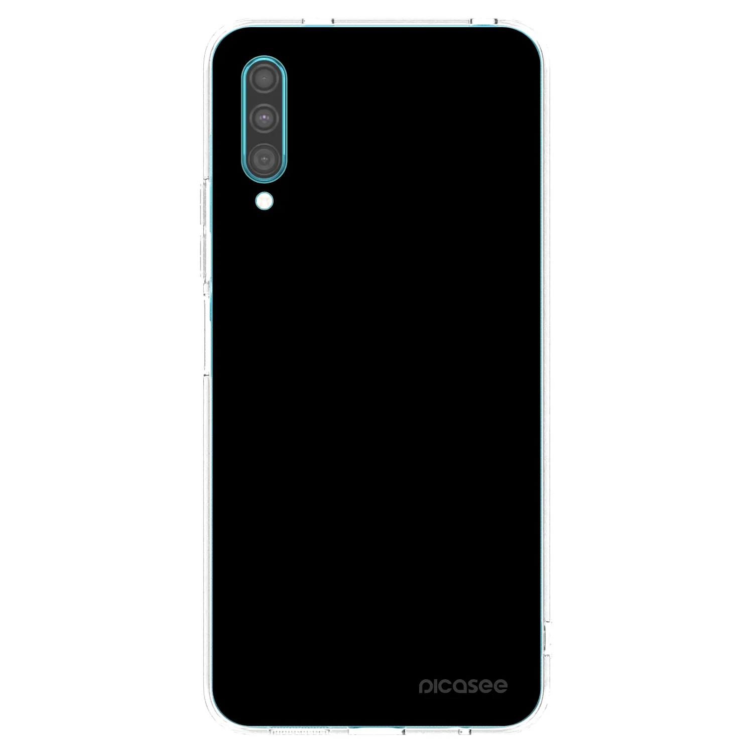 Picasee διαφανής θήκη σιλικόνης Samsung Galaxy A30s A307F - Black Bliss