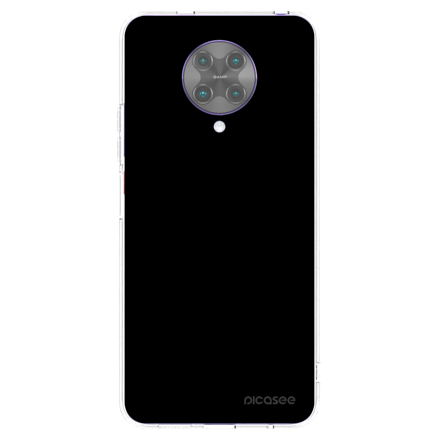 Picasee διαφανής θήκη σιλικόνης Xiaomi Poco F2 Pro - Black Bliss