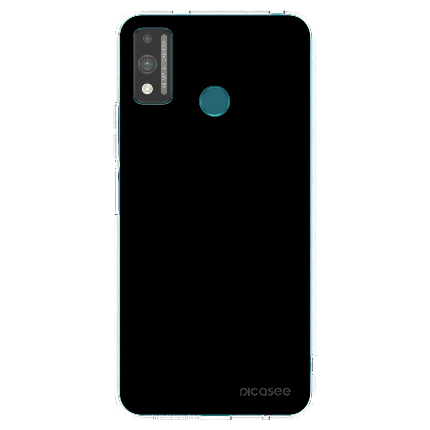 Picasee διαφανής θήκη σιλικόνης Honor 9X Lite - Black Bliss