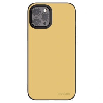 Picasee Μαύρη θήκη σιλικόνης για Apple iPhone 12 Pro Max - Canary Crystal