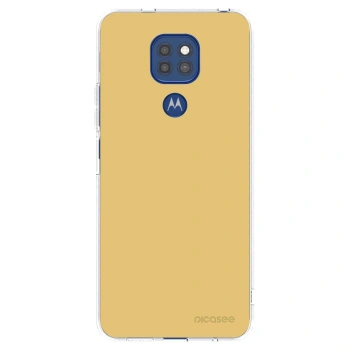 Picasee διαφανής θήκη σιλικόνης Motorola Moto G9 Play - Canary Crystal