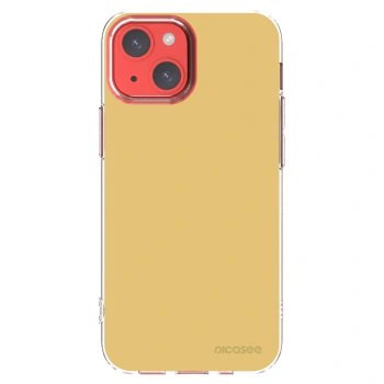 Picasee διαφανής θήκη σιλικόνης Apple iPhone 13 mini - Canary Crystal