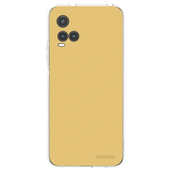 Picasee διαφανής θήκη σιλικόνης Vivo Y33s - Canary Crystal