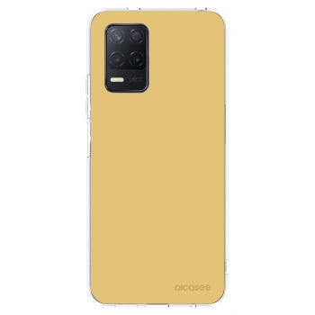 Picasee διαφανής θήκη σιλικόνης Realme 8 5G - Canary Crystal