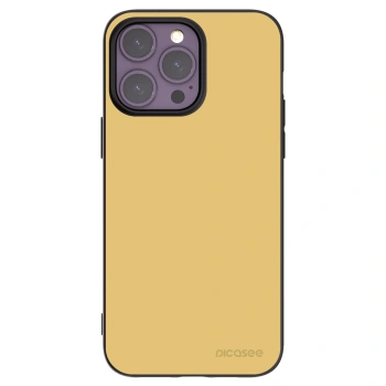 Picasee Μαύρη θήκη σιλικόνης για Apple iPhone 14 Pro Max - Canary Crystal