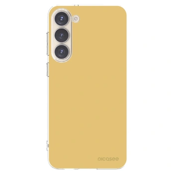 Picasee διαφανής θήκη σιλικόνης Samsung Galaxy S23+ 5G - Canary Crystal