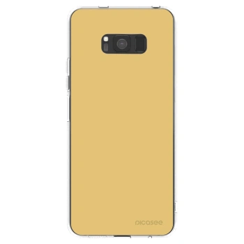 Picasee διαφανής θήκη σιλικόνης Samsung Galaxy S8 G950F - Canary Crystal