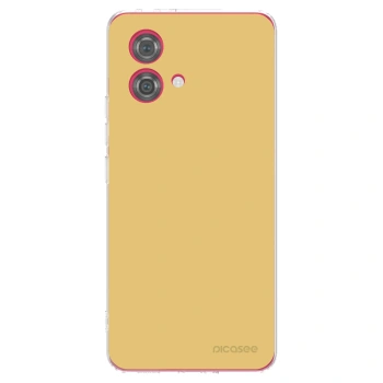 Picasee διαφανής θήκη σιλικόνης Motorola Moto G84 5G - Canary Crystal