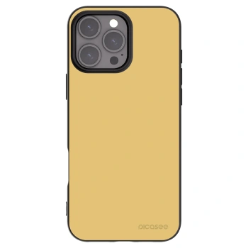 Picasee Μαύρη θήκη σιλικόνης για Apple iPhone 16 Pro Max - Canary Crystal