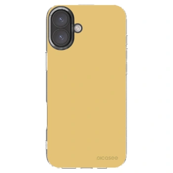 Picasee διαφανής θήκη σιλικόνης Apple iPhone 16 Plus - Canary Crystal