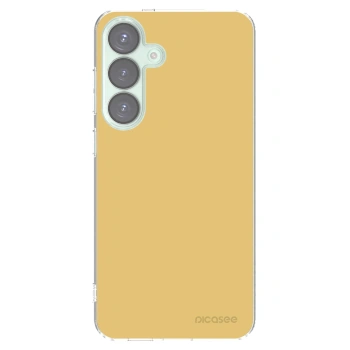 Picasee διαφανής θήκη σιλικόνης Samsung Galaxy S25+ 5G - Canary Crystal