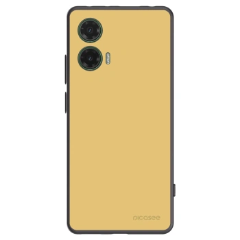 Picasee Μαύρη θήκη σιλικόνης για Motorola Moto G35 5G - Canary Crystal
