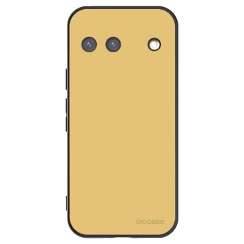 Picasee Μαύρη θήκη σιλικόνης για Google Pixel 9 - Canary Crystal