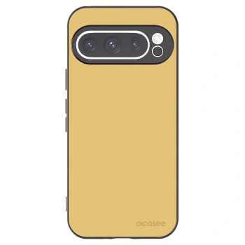 Picasee Μαύρη θήκη σιλικόνης για Google Pixel 9 Pro - Canary Crystal
