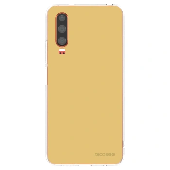Picasee διαφανής θήκη σιλικόνης Huawei P30 - Canary Crystal