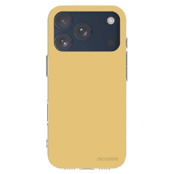 Picasee διαφανής θήκη σιλικόνης Apple iPhone 17 Pro - Canary Crystal