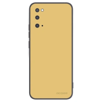 Picasee Μαύρη θήκη σιλικόνης για Samsung Galaxy S20 G980F - Canary Crystal
