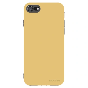 Picasee διαφανής θήκη σιλικόνης Apple iPhone SE 2020 - Canary Crystal