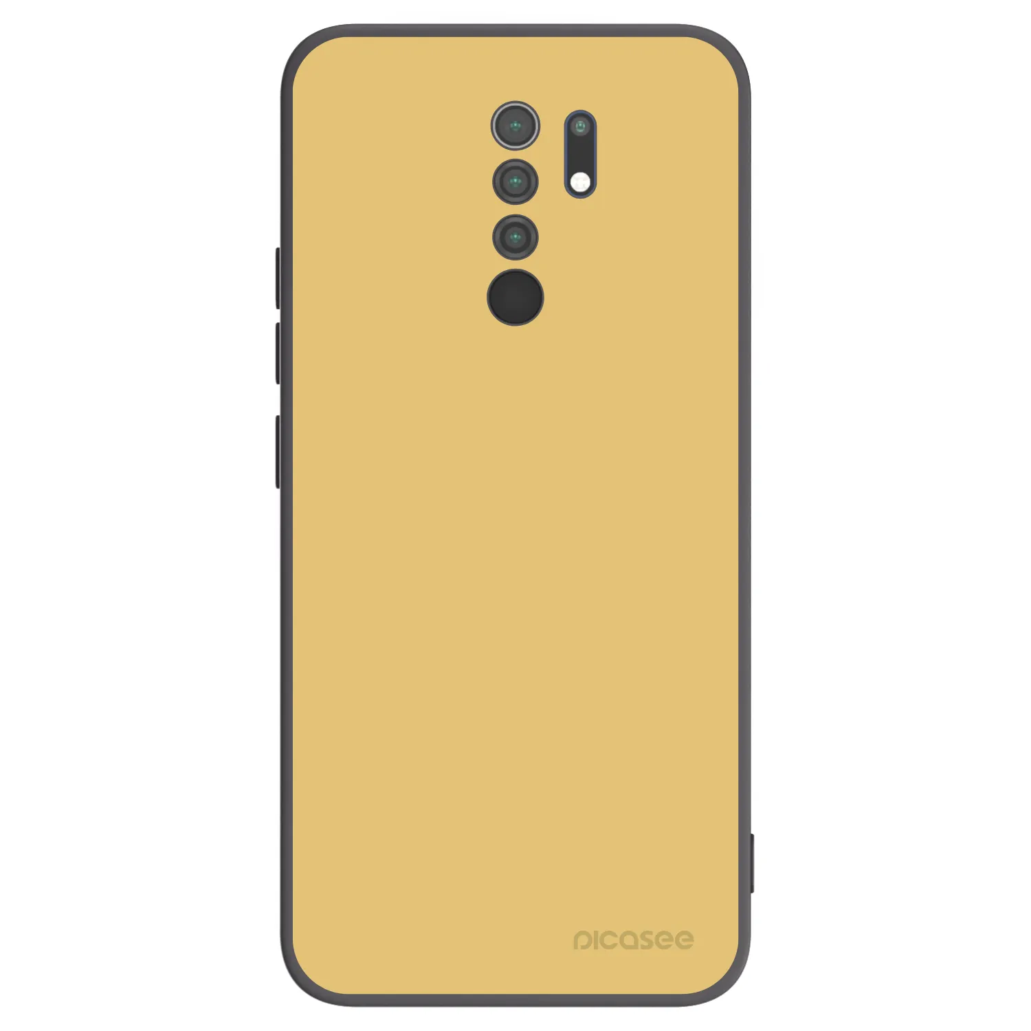 Picasee Μαύρη θήκη σιλικόνης για Xiaomi Redmi 9 - Canary Crystal