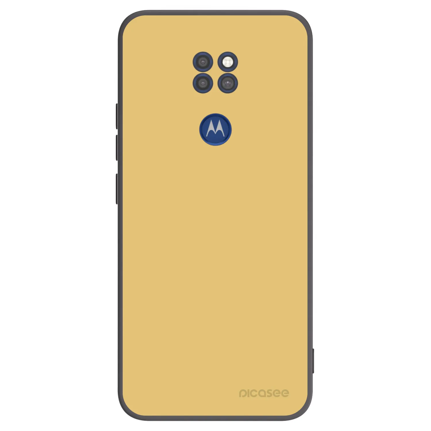 Picasee Μαύρη θήκη σιλικόνης για Motorola Moto G9 Play - Canary Crystal