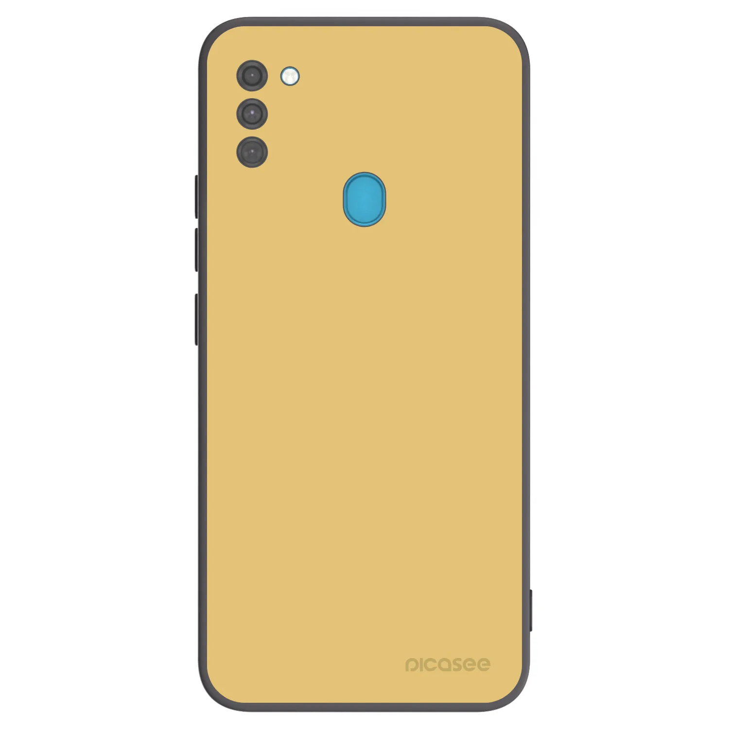 Picasee Μαύρη θήκη σιλικόνης για Samsung Galaxy M11 - Canary Crystal