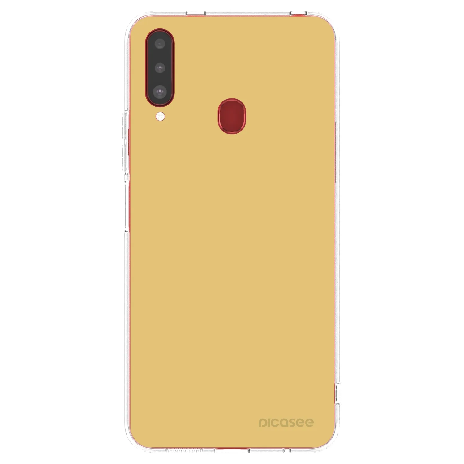 Picasee διαφανής θήκη σιλικόνης Samsung Galaxy A20s - Canary Crystal