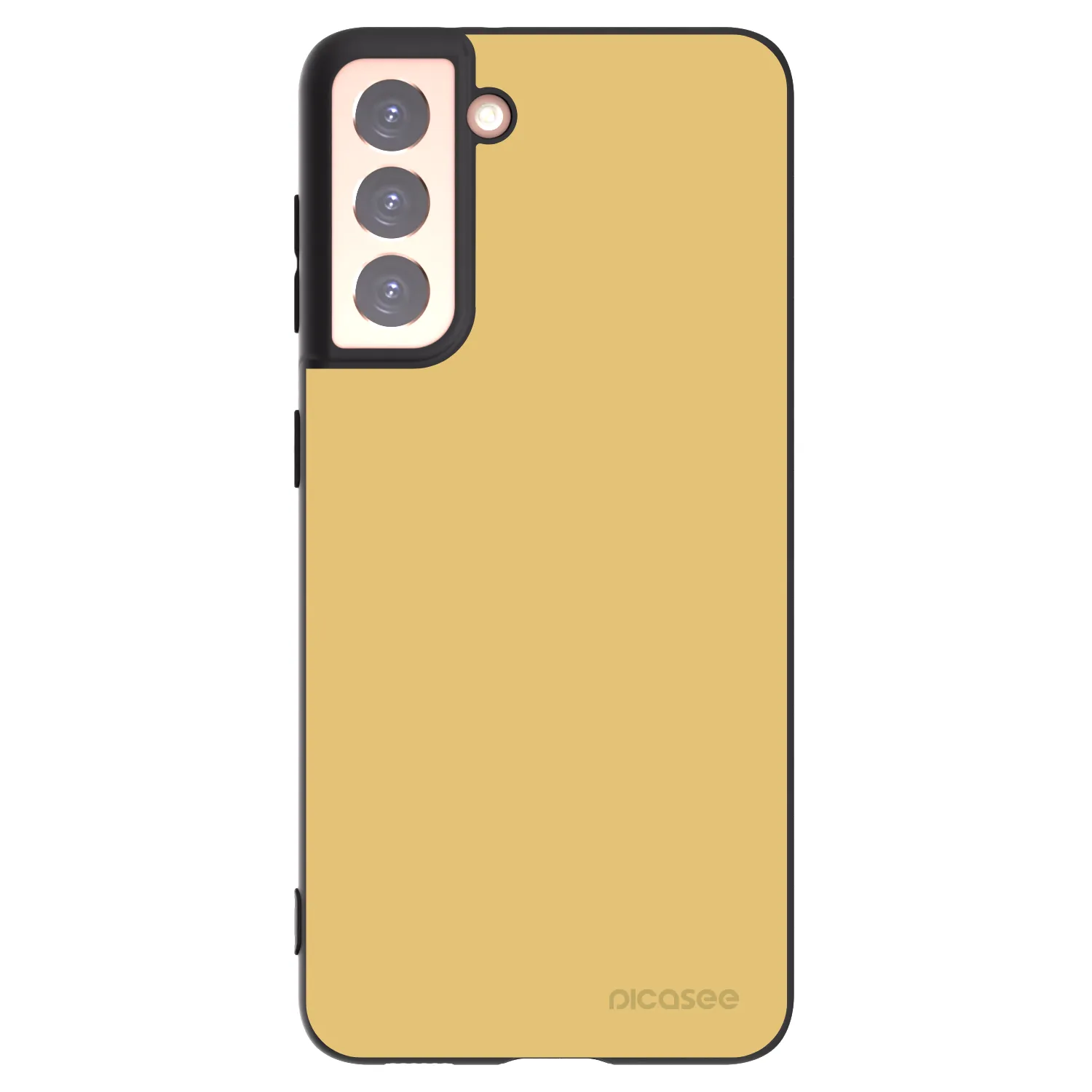 Picasee Μαύρη θήκη σιλικόνης για Samsung Galaxy S21 5G G991B - Canary Crystal