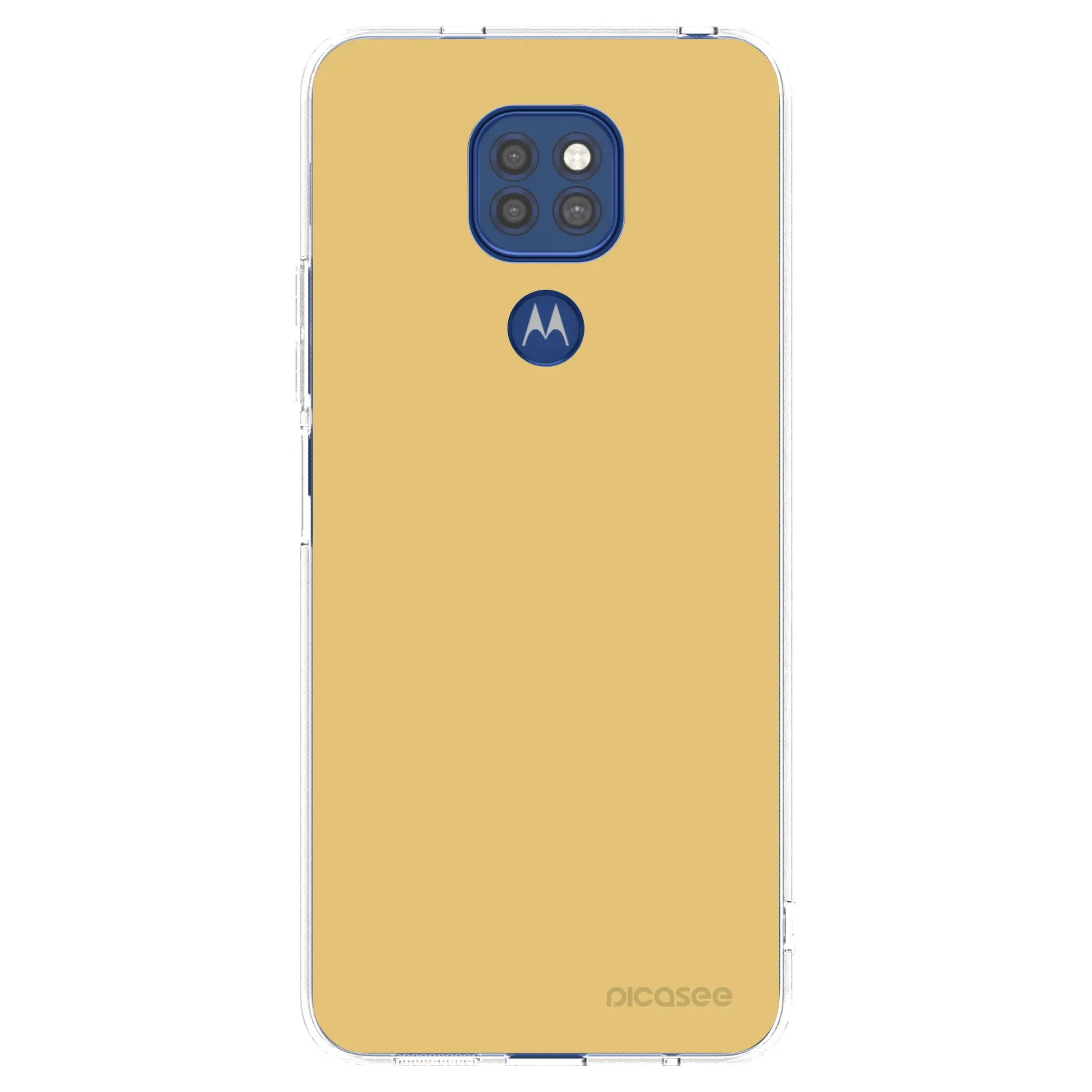 Picasee διαφανής θήκη σιλικόνης Motorola Moto G9 Play - Canary Crystal