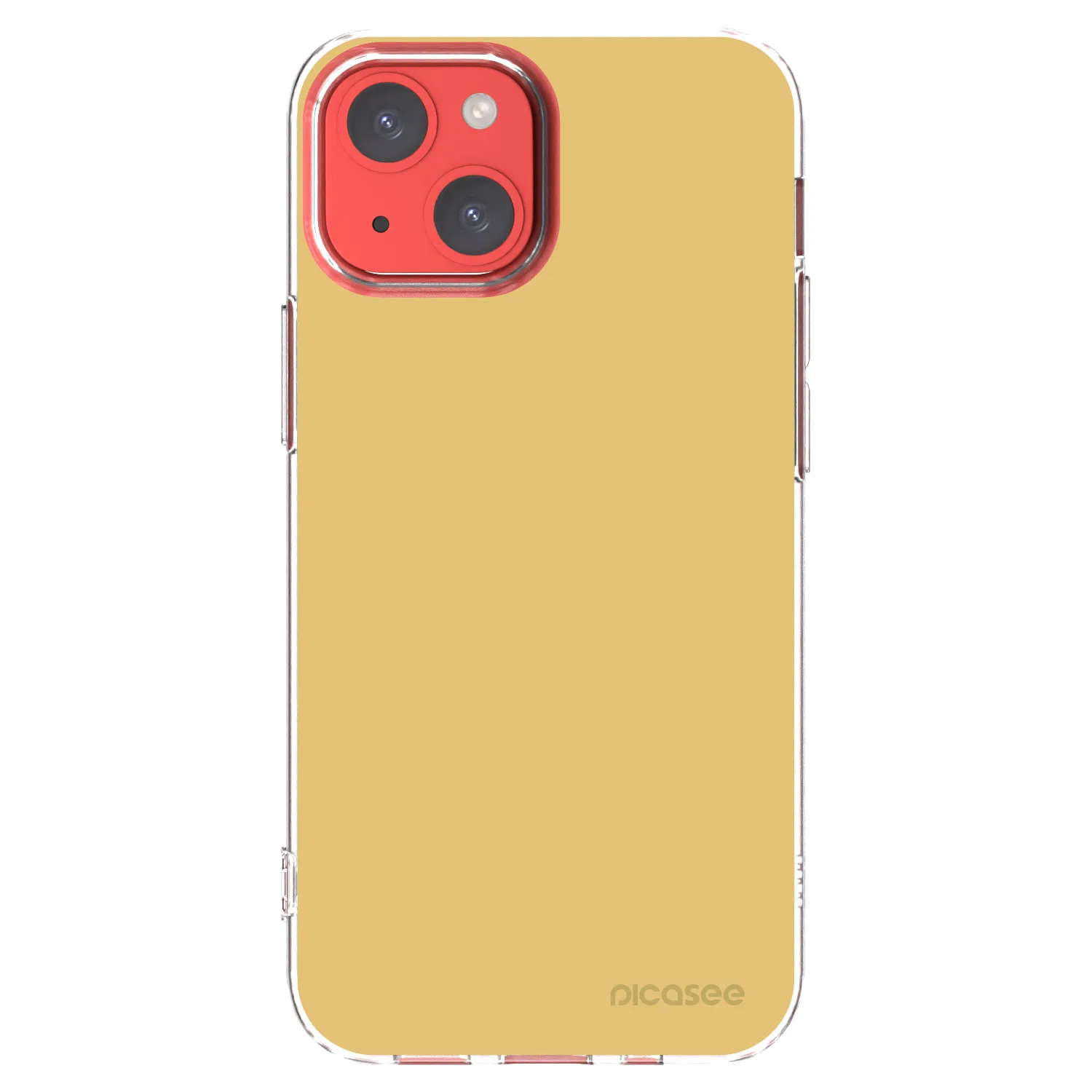 Picasee διαφανής θήκη σιλικόνης Apple iPhone 13 mini - Canary Crystal