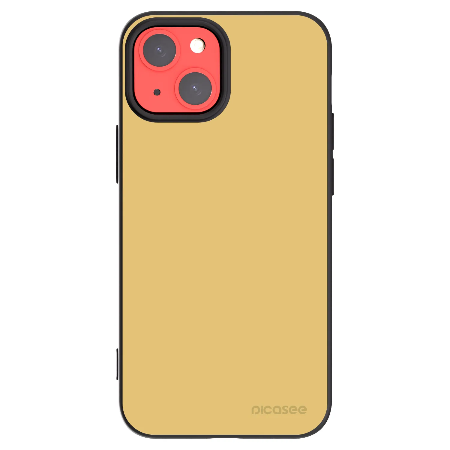 Picasee Μαύρη θήκη σιλικόνης για Apple iPhone 13 mini - Canary Crystal