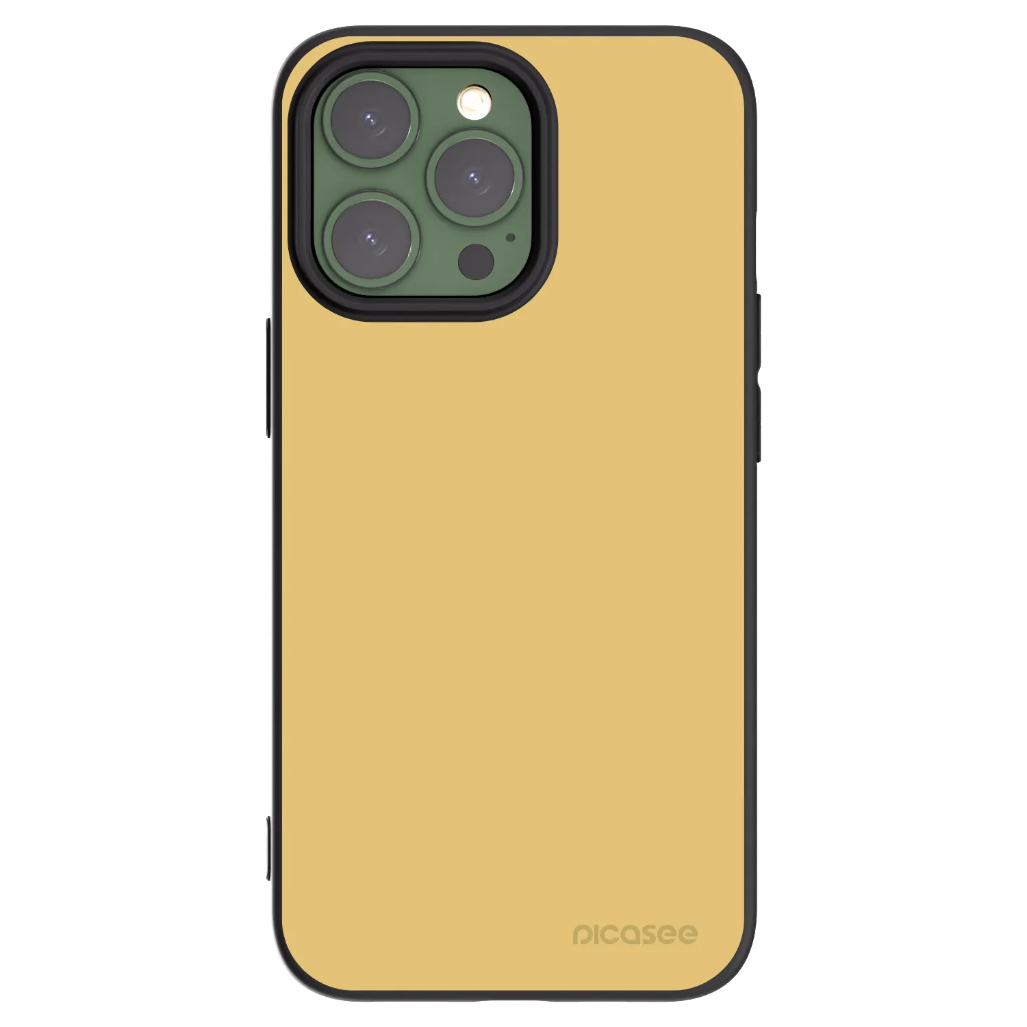 Picasee Μαύρη θήκη σιλικόνης για Apple iPhone 13 Pro - Canary Crystal