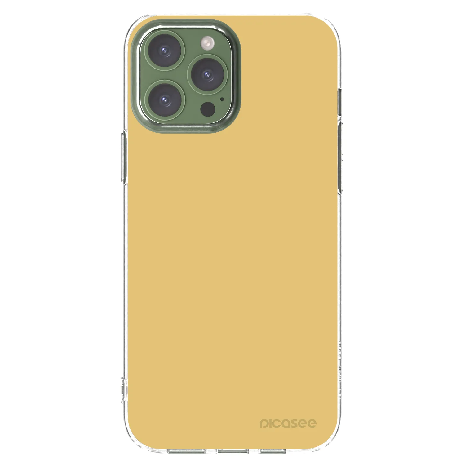 Picasee διαφανής θήκη σιλικόνης Apple iPhone 13 Pro Max - Canary Crystal