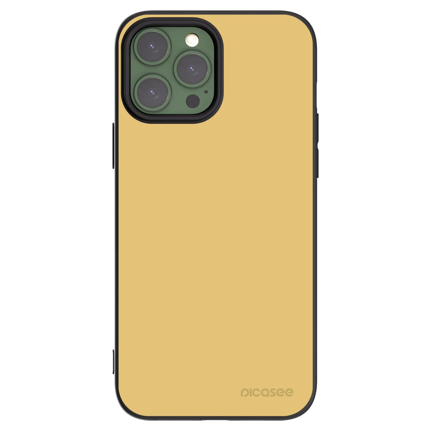 Picasee Μαύρη θήκη σιλικόνης για Apple iPhone 13 Pro Max - Canary Crystal